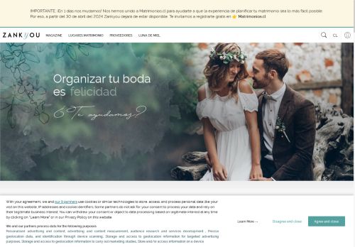 Organiza tu matrimonio - Zankyou