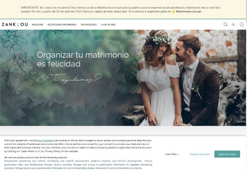 Organiza tu matrimonio - Zankyou