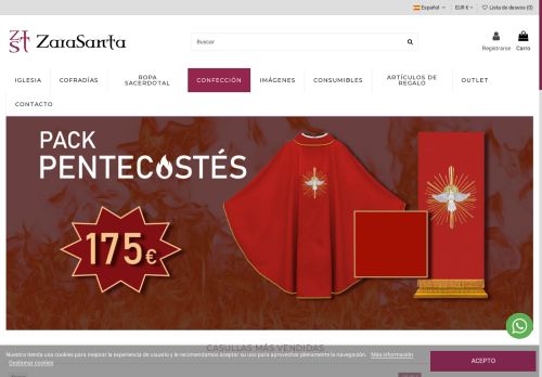 ZaraSanta | Tienda de artículos religiosos y Semana Santa