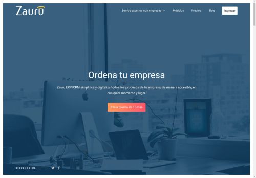 Zauru ERP/CRM — Controle su Empresa