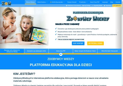 Platforma Edukacyjna dla Dzieci Online | Nauka przez Internet dla Uczniów - ZdobywcyWiedzy.pl