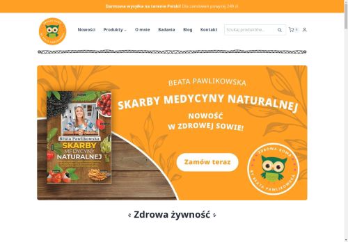 Zdrowa żywność Beaty Pawlikowskiej - sklep ze zdrową żywnością